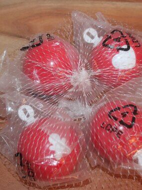 Brand New Step 2 Replacement Ornaments for Christmas Tree set of 4 Red Sealed